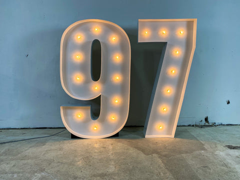 De 2020 Lichtletters - Nog enkele sets in de verhuur en verkoop De 2020 Lichtletters - Nog enkele sets in de verhuur en verkoop