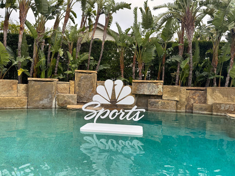Custom Floating Letters for Pool | Large Floating Foam Letters | Custom Logo Sign | Custom Foam Logo | Custom Foam Signs | Large Foam Letters | Pool Party Decorations